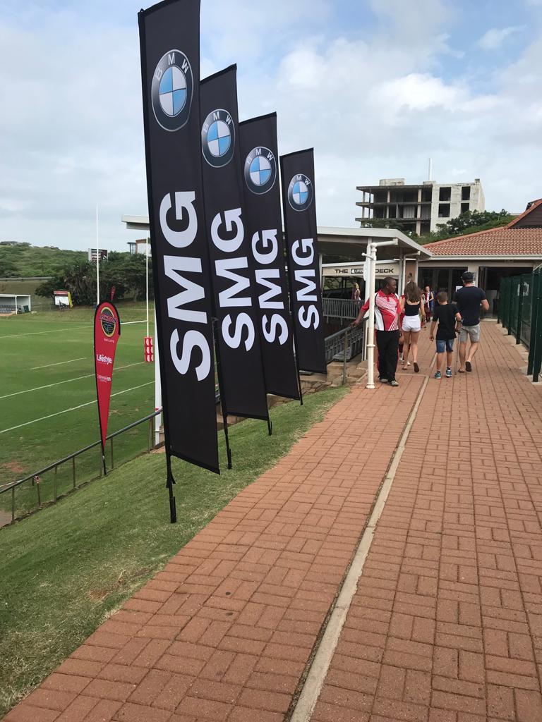 SMG supporting the Sharks at Ashton