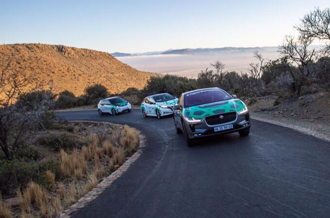 WORLD CAR OF THE YEAR-WINNING JAGUAR I-PACES PARTICIPATE IN EV ROAD TRIP FROM PRETORIA TO CAPE TOWN