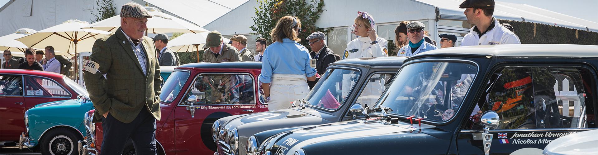 MINI MAKES ITS DEBUT AT GOODWOOD REVIVAL.